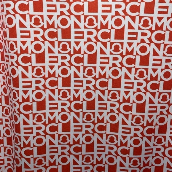 Moncler Orange Logo Scoopback One-Piece Swimsuit Size Medium NWT - Picture 10 of 15